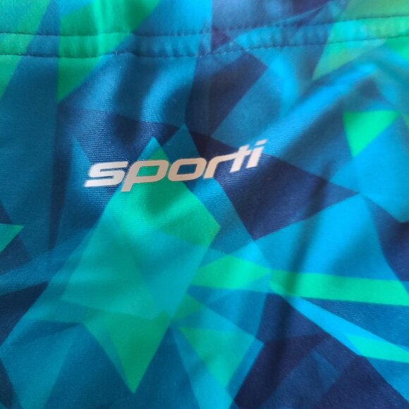 SPORTI FRACTALICIOUS JAMMER SWIMSUIT SIZE 36, 4-WAY STRETCH, COMPETITION FIT - Picture 3 of 11